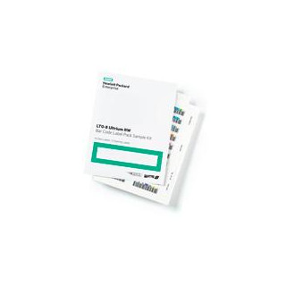 PAQUETE DE ETIQUETAS CON CODIGO DE BARRAS HP LTO-8 ULTRIUM RW