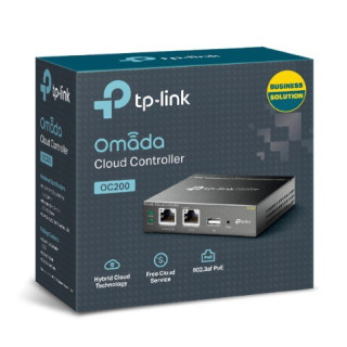 CONTROLADOR CLOUD OMADA OC200. GESTION CENTRALIZADA PARA REDES WI-FI. PoE (802.3af/802.3at). PTO USB AUTO BACK-UP