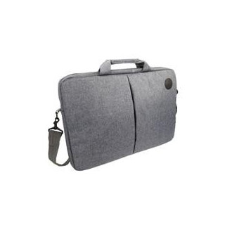 180112G MALETIN BROBOTIX  PORTAFOLIO PARA LAPTOP DE 15.6 A 17.0 PULGADAS  LEADER, GRIS