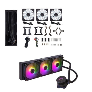 Enfriamiento Liquido Cooler Master MasterLiquid 360L Core ARGB 3*120mm 650-1750RPM