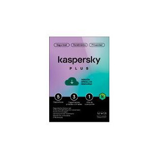 ESD KASPERSKY PLUS (INTERNET SECURITY) / 5 DISPOSITIVOS / 3 CUENTAS KPM / 1 AÑO