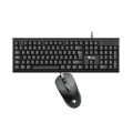 KIT STYLOS MOUSE Y TECLADO ALAMBRICO 105/3 TECLAS ESPAÑOL (STPKTM4B)