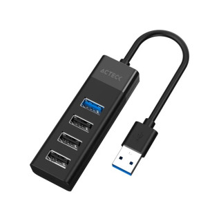 HUB ActeckPort X4 DH422 4 en 1 Entrada USB A/1xUSB 3.0/3xUSB 2.0