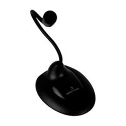 PC-110279 MICROFONO DE ESCRITORIO CON CUELLO FLEXIBLE 3.5MM PERFECT CHOICE NEGRO