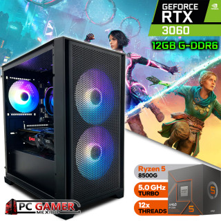 PC GAMER RYZEN 5 8500G + RTX 3060 12GB, RAM 32GB DDR5