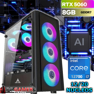 PC GAMER CORE I7-12700 12/20 NÚCLEOS NVIDIA RTX-5060