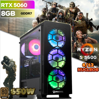 ★PC GAMER RYZEN 5 5600 +RTX-5060
