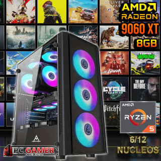 PC GAMER RYZEN 5 5600X + RX 9060 XT 8GB